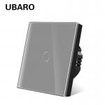 Euro Standard Touch Light Switch 1 Gang Single Wire Switches For Home