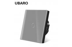 China Euro Standard Touch Light Switch 1 Gang Single Wire Switches For Home supplier