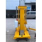Industrial 6m Hydraulic Lift Aluminum Aerial Work Platform Single Mast
