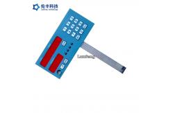 China LCD Window Flat PET Membrane Switch With LED Backlight Custom Made supplier