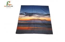China Natural View Pattern Custom Made Cushion Covers , Dye Sublimation Waterproof Pillow Case supplier