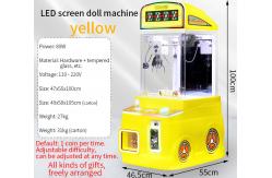 China Yellow Customized Mini Claws Commercial Coin-operated Plush Toy Arcade Game supplier