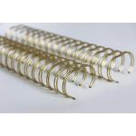 Brochures And Documents Gold Bronze Wire O Binding 44MM 2:1 Pitch for sale
