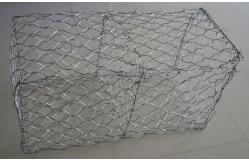 China 60×80 Mm Hot Dipped Galvanized Gabion Baskets / Box For Retaining Wall supplier