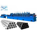Galvanized Construction Tubes Erw Steel Pipe Mill High Accuracy for sale