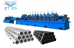 China Galvanized Construction Tubes Erw Steel Pipe Mill High Accuracy supplier
