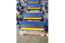 China Precision Folding Metal Brake Machine Iron Plate Hydraulic Metal Bender supplier