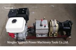 China Petrol Engine Cable Winch Puller Belt Driven Portable 5Ton supplier