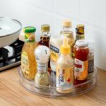 Rotating Vertical Modern Kitchen Plastic Lazy Susan Storage Holders Spice Rack