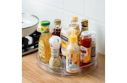 China Rotating Vertical Modern Kitchen Plastic Lazy Susan Storage Holders Spice Rack supplier