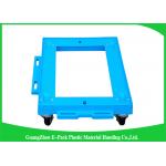 Foldable Antistatic Plastic Moving Dolly Transport Turnover For Industrial