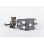 23*45 Cm Wool Cat House , Safety Felted Wool Cat Bed With Mattress for sale