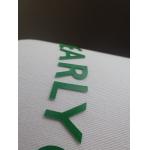 Hot - Glue Backing 3D Logo Screen Printing Label / Custom Printed Patches