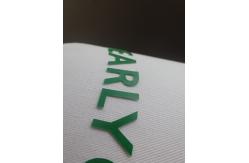 China Hot - Glue Backing 3D Logo Screen Printing Label / Custom Printed Patches supplier