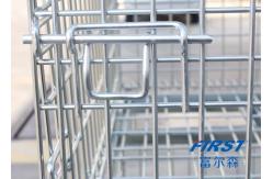 China Stackable Steel Q235 50*50mm Wire Mesh Box Pallet supplier