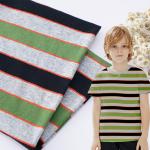 High Density Weaving Striped Cotton Fabric Environmentally Friendly for sale