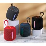 Portable IPX4 Waterproof Bluetooth Speaker 1500mAh Battery RGB Lights Hanging Strap AUX/TF/FM/USB Playback for sale