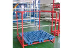 China Customized Car Accessories Tire Metal Shelf Metal Foldable Stacking Rack Warehouse supplier
