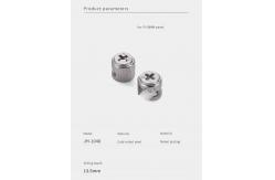 China Lightweight Carbon Steel Cam Lock Nuts OEM Customized For Modular Furniture supplier