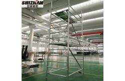 China Customized Mobile Steel Scaffold Aluminium Access Tower diagonal pipe supplier