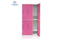 China Home Gym Steel Storage And Lockable Multi-Door Metal Clothes Locker supplier