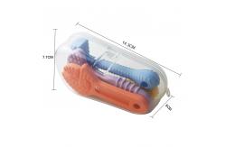 China Wrench Hammer Silicone Chew Toy Engineering Tool Shape Food Grade Baby Teether supplier