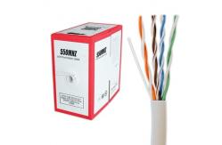 China Eco Friendly UTP Ethernet CAT6 Cable With CM Rated PVC Jacket , HDPE Insulation supplier