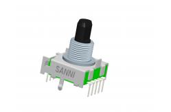 China Multiple Positions Square Electronic Rotary Switch 17mm For Audio RS171 supplier
