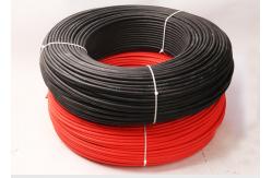 China Hard Wearing Electrical Cable Wire / 4mm Pv1f Photovoltaic Cable For Power System supplier