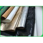 Metallic Gold Colorful 150cm Width Pleated Washable Kraft Paper Roll For Handbag for sale