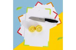 China BPA Melamine Free LFGB Plastic Chopping Board With Feet supplier
