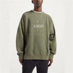 French Terry Fleece Plus Size Men'S Sweatshirts Hoodies Drop Shoulder for sale