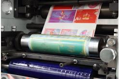 China Automatic Label High Speed Flexo Printing Machine With Lamination Station Box Printing Machine supplier