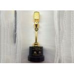 Microphone Design Music Award Trophy For Musical Competition Custom Service Available