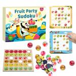 Intellectual Sudoku Puzzle Toys 36pcs Fruit Party For Toddlers Level 1 and Level 2 Tasks 40 for sale