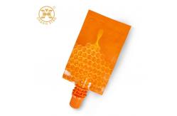 China LDPE Honey Sachet Packaging Rohs Protein Powder 500g Stand Up Pouch With Nozzle supplier