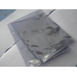 Three Side Seal Transparent Front White Pearl Back Anti Static Bag With Zipper