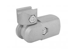 China Lean Pipe Joint Industrial Application Expandable Aluminum Pipe Connector 180 ° External Joint supplier