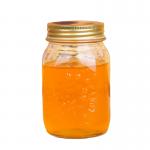 Regular Mouth Jam Jelly Jars With Metal Lid , Glass Canning Storage Jars for sale