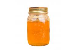 China Regular Mouth Jam Jelly Jars With Metal Lid , Glass Canning Storage Jars supplier