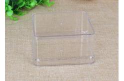 China Ellipse Clear Plastic Container Box Storage Hard Plastic With Lid supplier