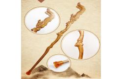 China Elderly Custom Wood Walking Canes For Mountain Climbing supplier