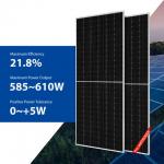 585W 590W JA Rooftop Solar Panel 595W 600W 605W 610W Residential Roof Solar Panels for sale