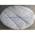 2500 mm Custom Order 8 Parts Plastic PTFE Knitting Mesh Demister Pad for sale