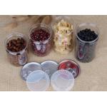 Customized Snacks / Tea Packing Pet Plastic Jars Easy Open Lid Air - Proof for sale