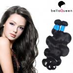Salon use Body Wave Natural Black Indian Virgin Hair Weft For Women for sale