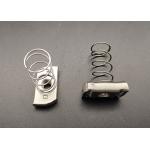 M8 6mm Spring Channel Nut Unistrut SS316 Silver Carbon Steel for sale