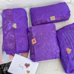 Virgin Light Purple 75x50cm Multicolor Wrapping Paper Floral Packaging for sale
