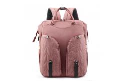 China Multi Function Mommy Maternity Bag Zipper Closure Customized supplier