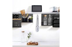 China Kitchen Sink Pot Pan Scrubbing Gray Plastic Dish Brush With Soap Dispenser supplier